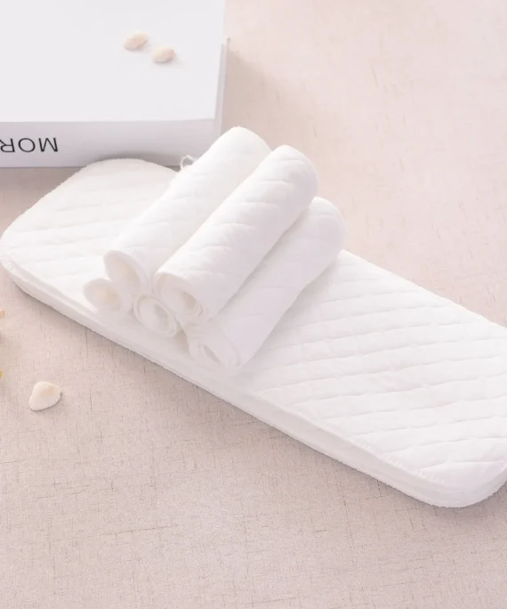2/5pcs/10pcs Baby Reusable Diapers Washable Ecological Nappies Inserts Cotton Cloth Diapers for Children Breathable Absorbent