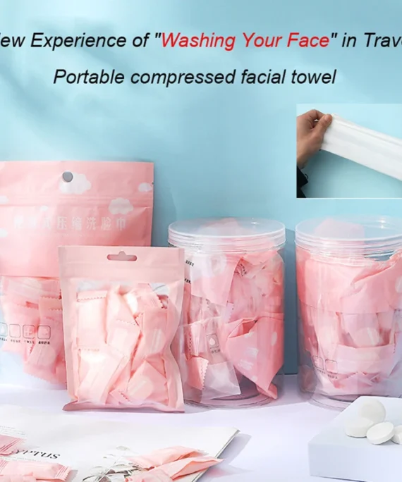 Bathroom Compressed Towel Disposable Capsules Towels Magic Face Care Tablet Non Woven Travel Portable Cloth Wipes Paper Tissue